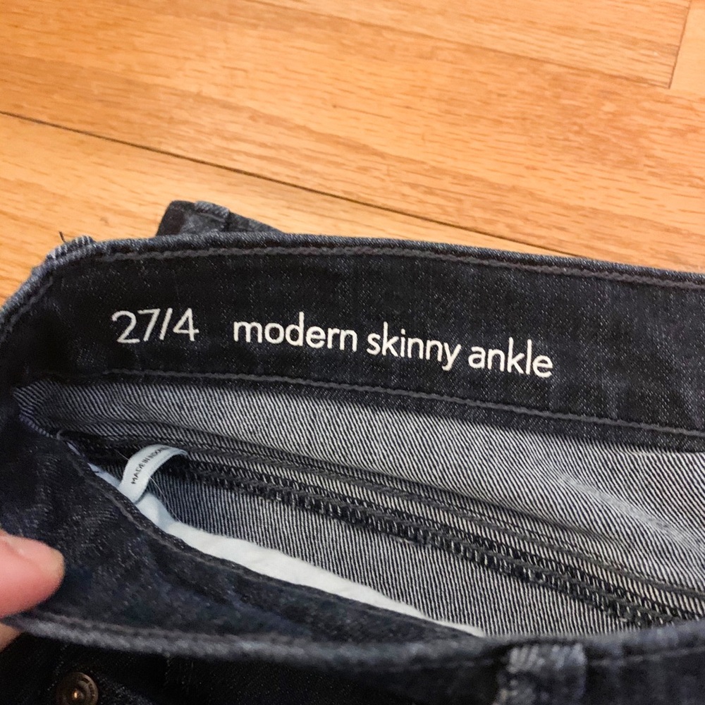 LOfT ankle jeans with zipper legs